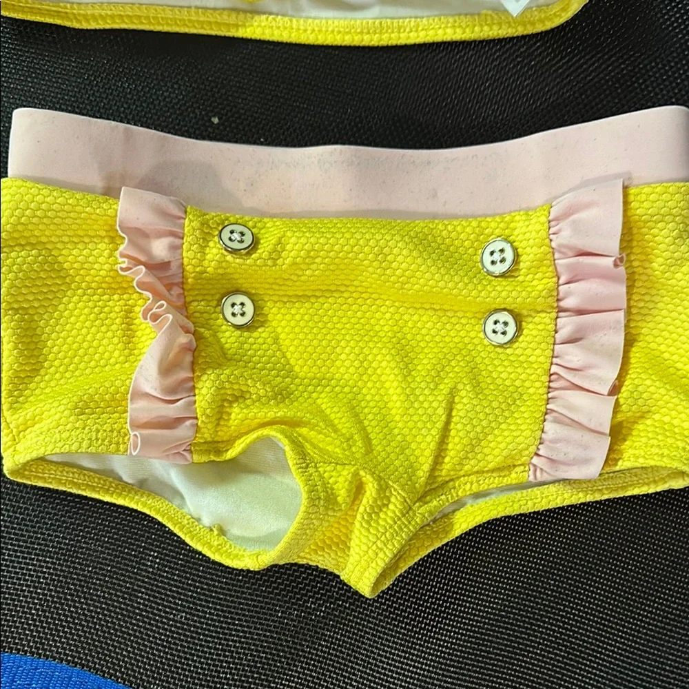 Janie and Jack Yellow and Pink Diaper Covers Accessories